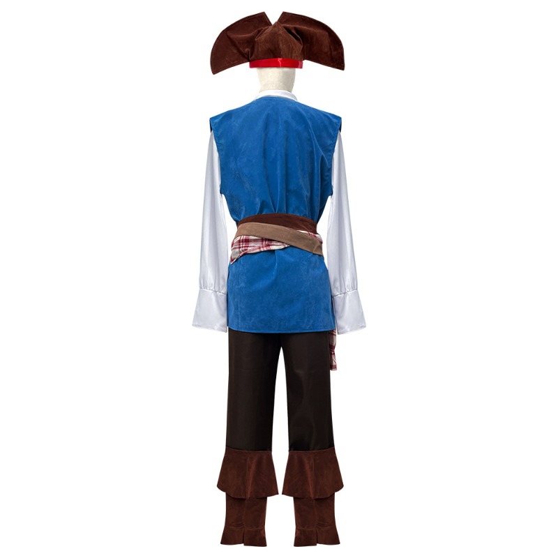 Knitted Vest Women - Halloween Cosplay Costume Pirate Captain Medieval