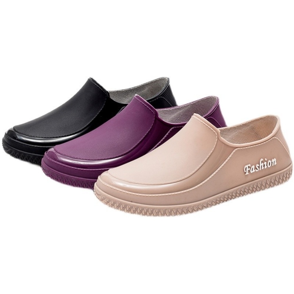 Women'S Fashion Rain Boots - Fashion Waterproof Women's Rain Shoes Low