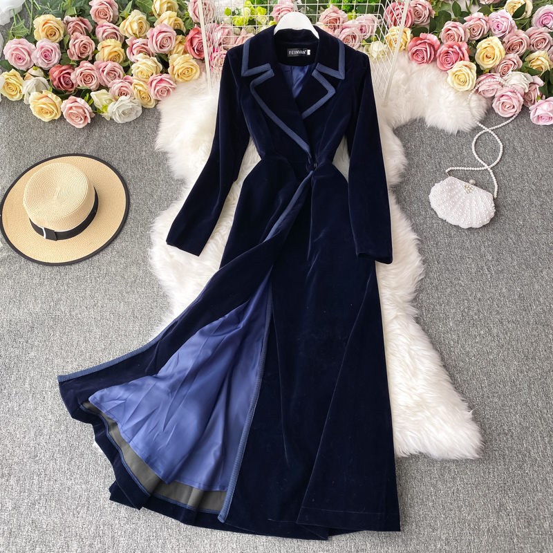 Velvet Blazer Women - Women's Black Velvet Blazer Dress Long