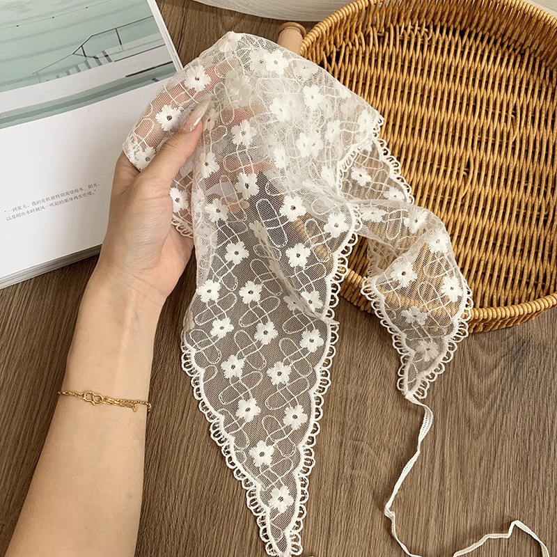 Corset Top Boned - Lace Scarf Multifunctional French Headband Hair