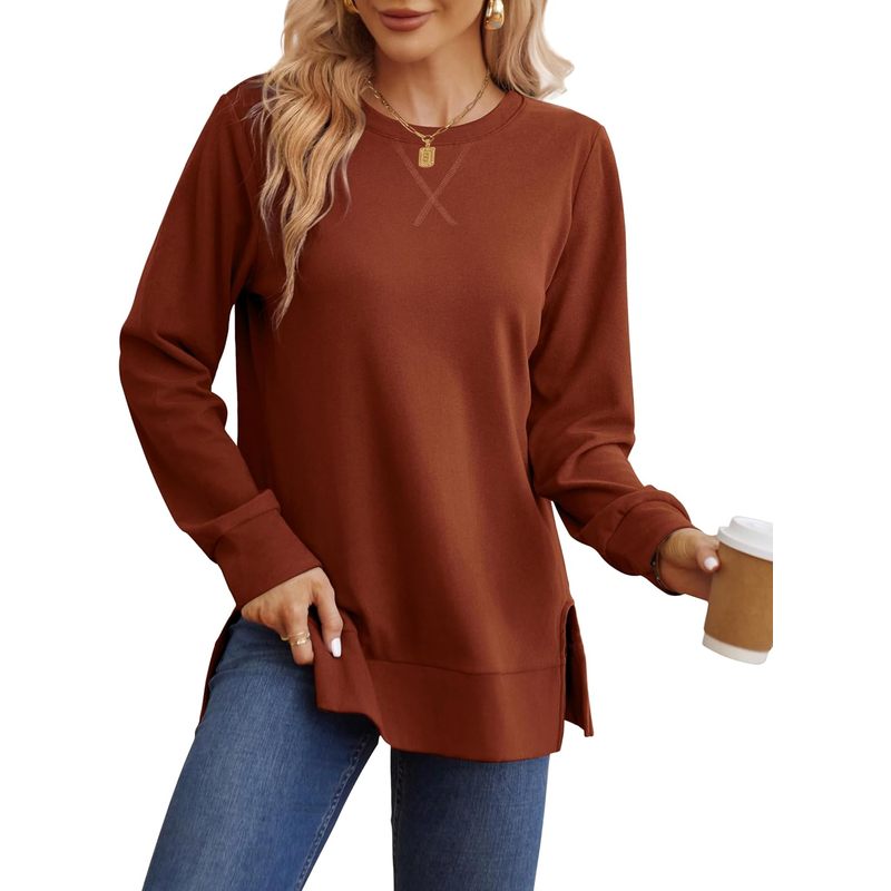 Women'S Fashion Trends Fall 2025 - Sweatshirt women Side Split Fall Fashion