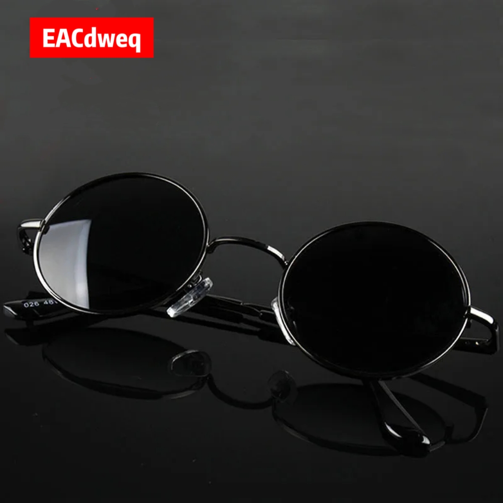Women Fashion Glasses - Retro Vintage Round Sunglasses Men Brand