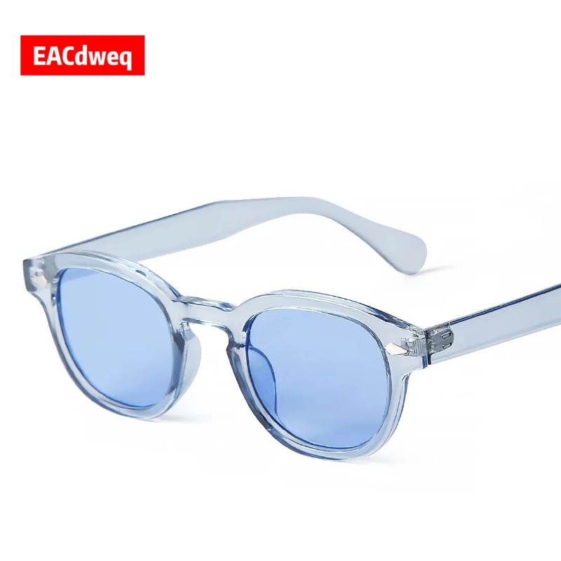 Fashion Transparent Blue Round - Women Fashion Glasses recension och pris