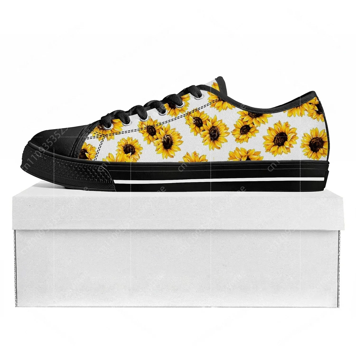 Sunflower Yellow Flower Low To - Women'S Yellow Fashion Sneakers recension och pris