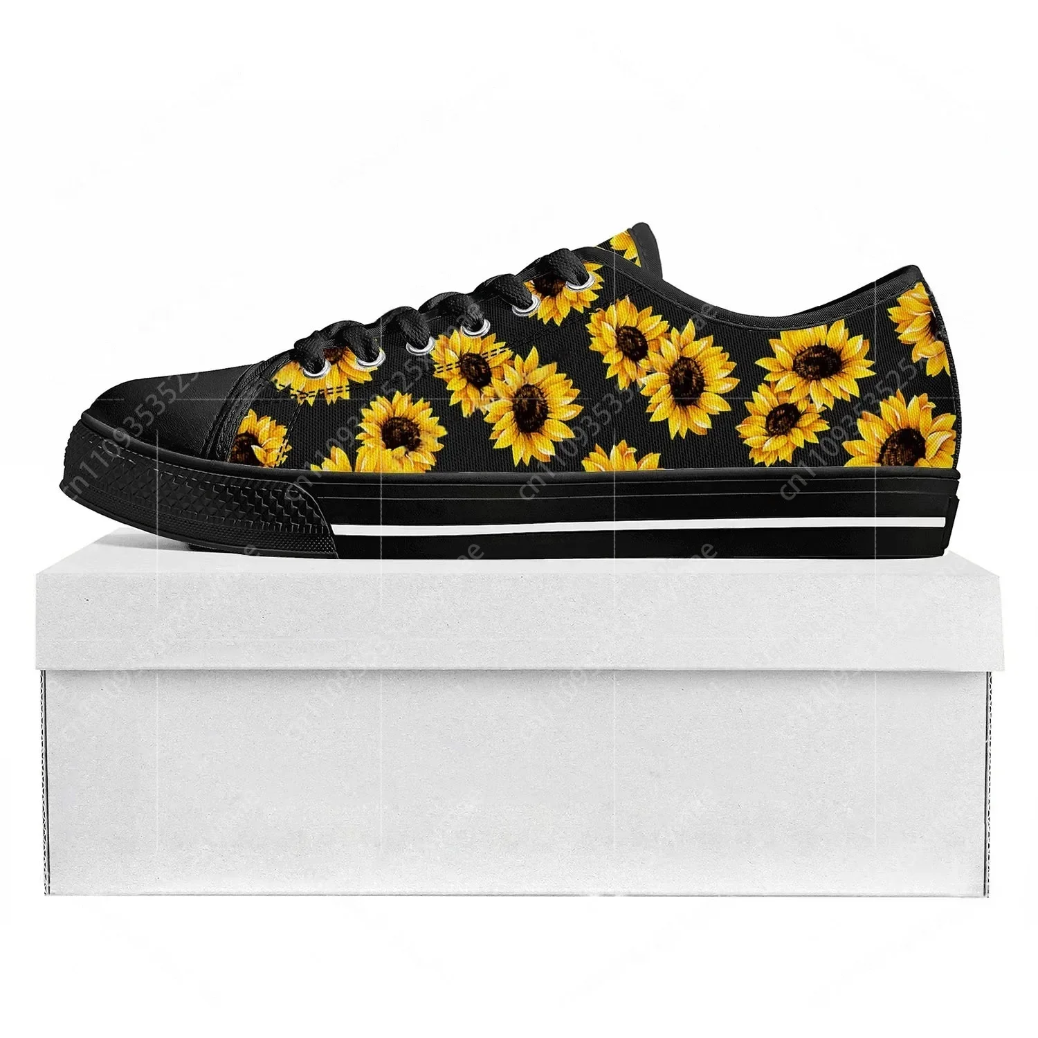 Sunflower Yellow Flower Low To - Women'S Yellow Fashion Sneakers recension och pris