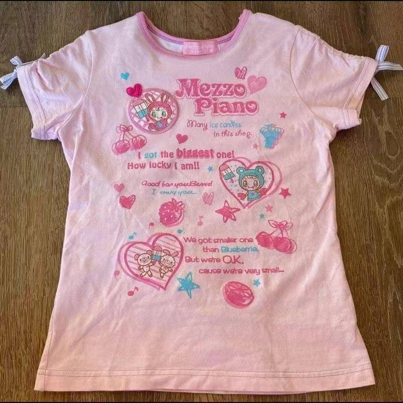 Vintage Kawaii Cute Short Slee - Women'S Fashion Tops recension och pris