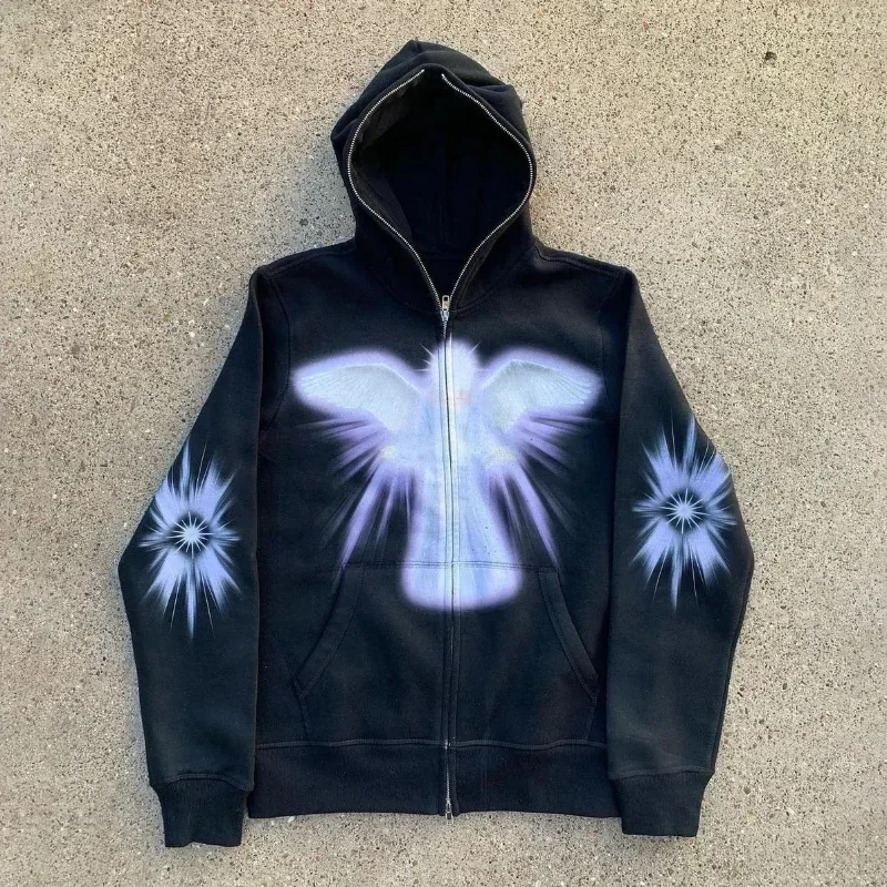Women Men Y2K Fashion Hoodie L - Women'S Fashion Zip Up Hoodies recension och pris