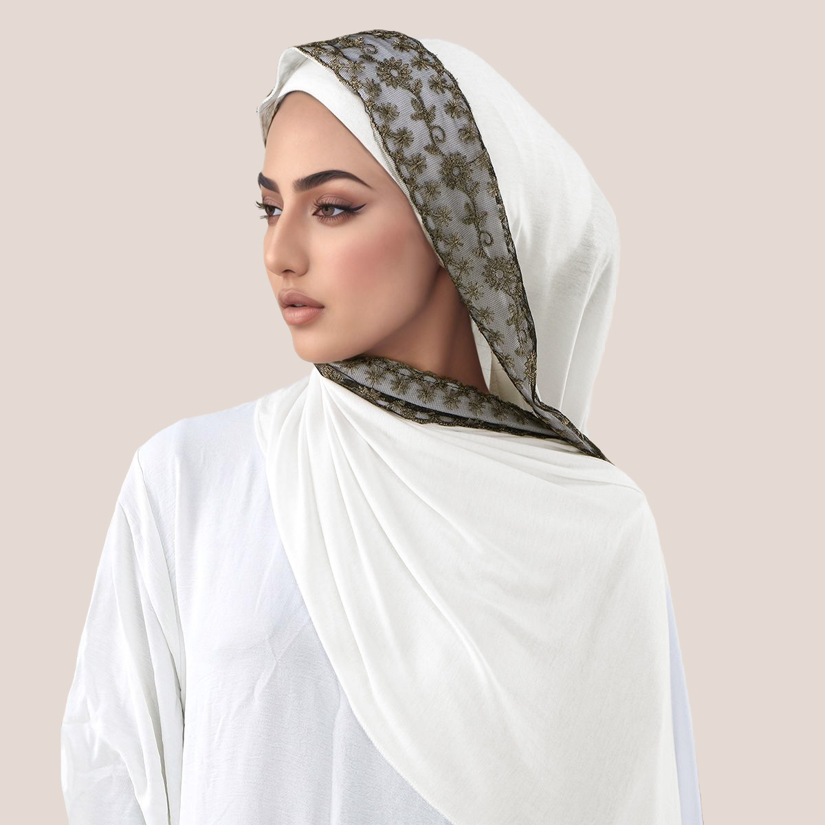 Lace Embroidery Cotton Jersey  - Women'S Fashion Jersey recension och pris