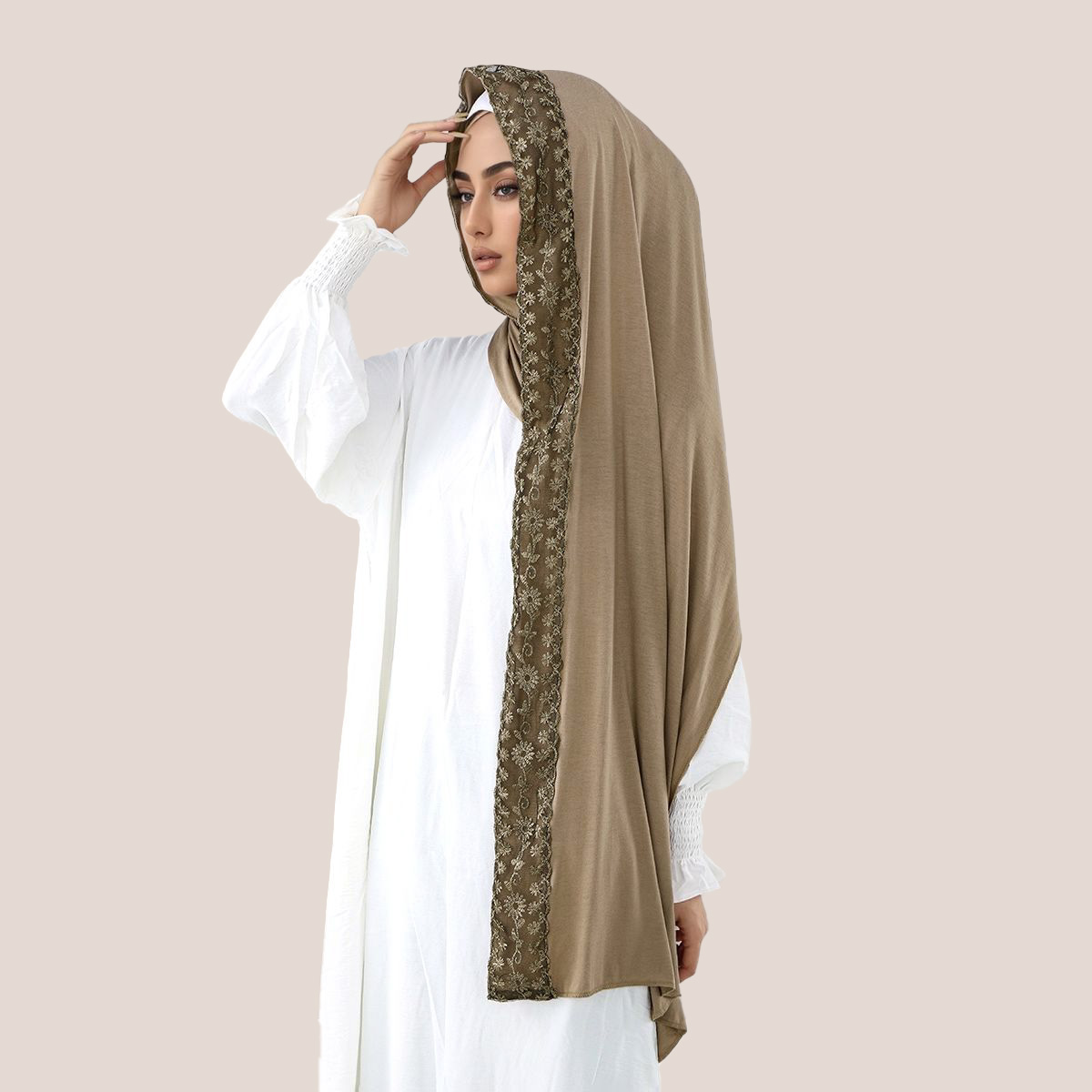 Lace Embroidery Cotton Jersey  - Women'S Fashion Jersey recension och pris