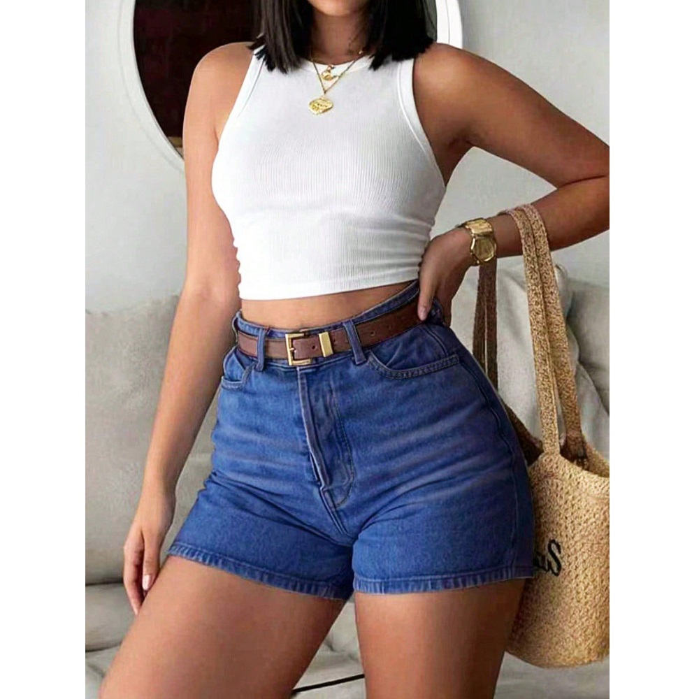 Women Summer Denim Shorts High - Denim Shorts Women recension och pris