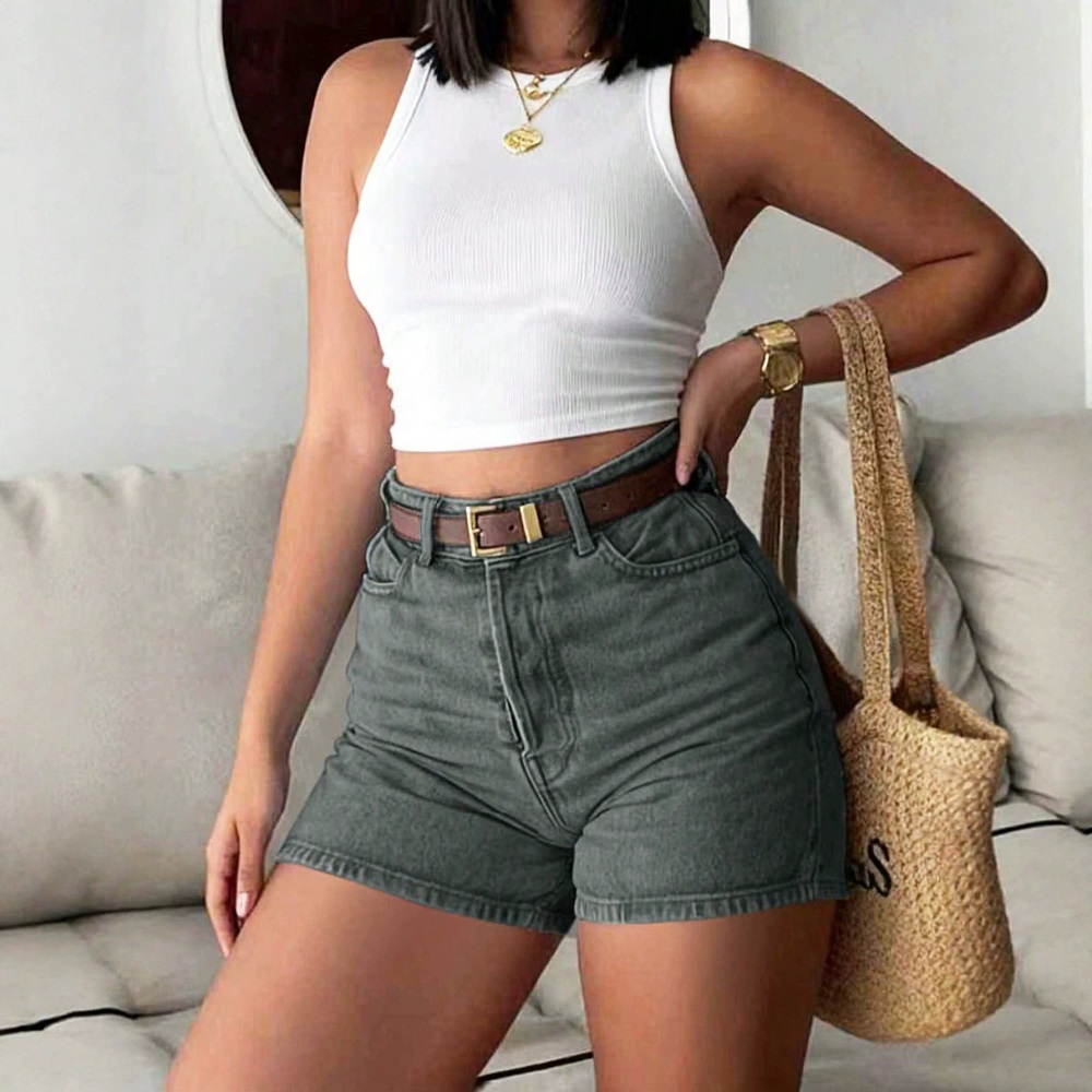 Women Summer Denim Shorts High - Denim Shorts Women recension och pris