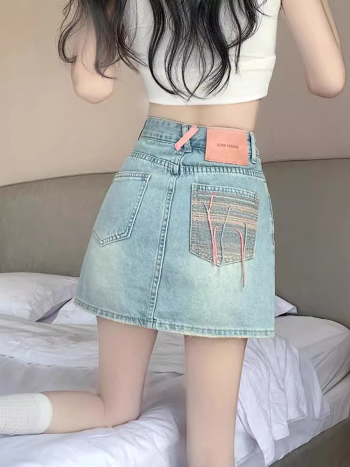 Women's Vintage Washed Denim S - Denim Shorts Women recension och pris