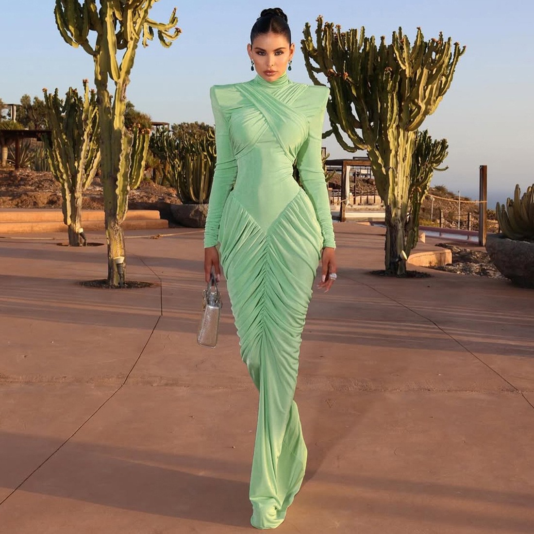 Elegant Party Dress For Woman  - Women'S Fashion Jersey recension och pris