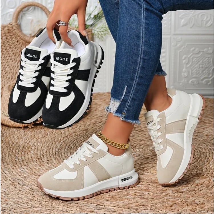 Fashion Striped Women's Lightw - Women'S Yellow Fashion Sneakers recension och pris