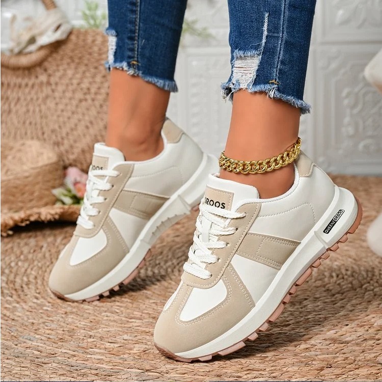 Fashion Striped Women's Lightw - Women'S Yellow Fashion Sneakers recension och pris