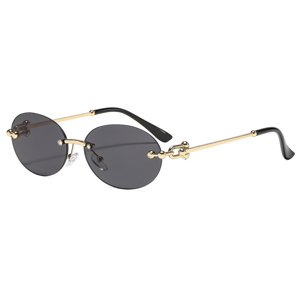 New Metal Frameless Oval Woman - Women Fashion Glasses recension och pris