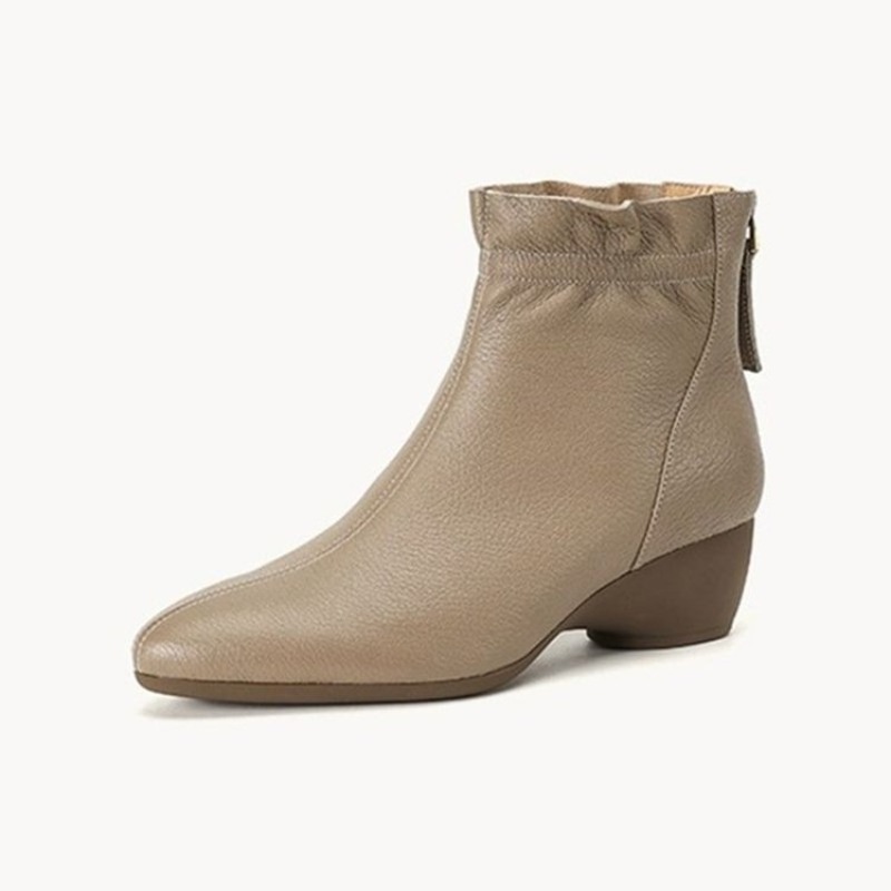 Winter Women Mid-calf Leather  - Women'S Fashion Rain Boots recension och pris