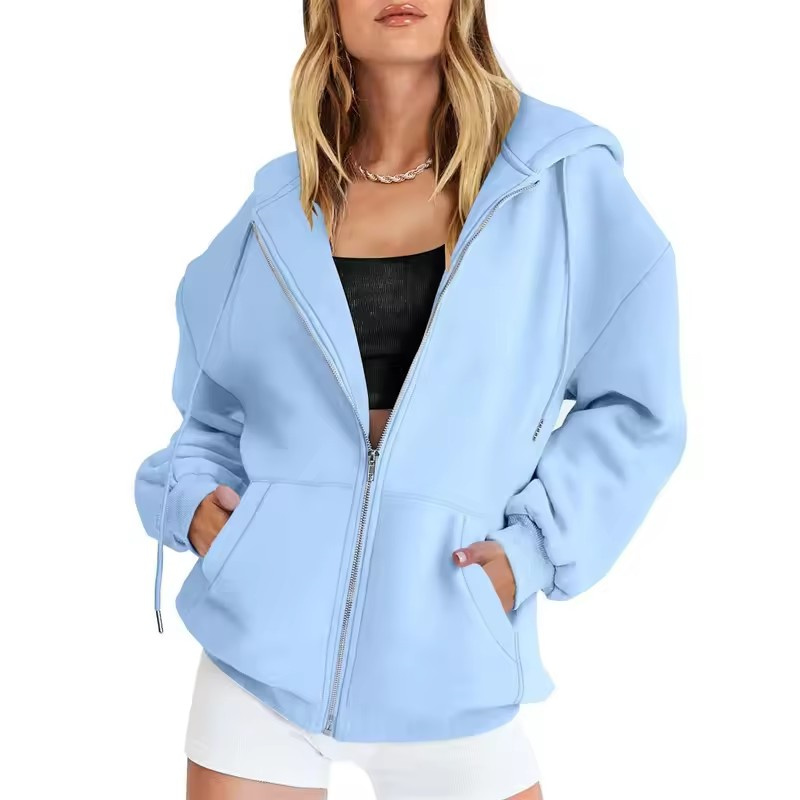spring autumn Fashion zipper W - Women'S Fashion Zip Up Hoodies recension och pris