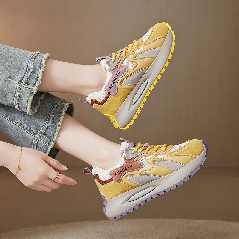 2026 Spring Summer Fashion Sne - Women'S Yellow Fashion Sneakers recension och pris