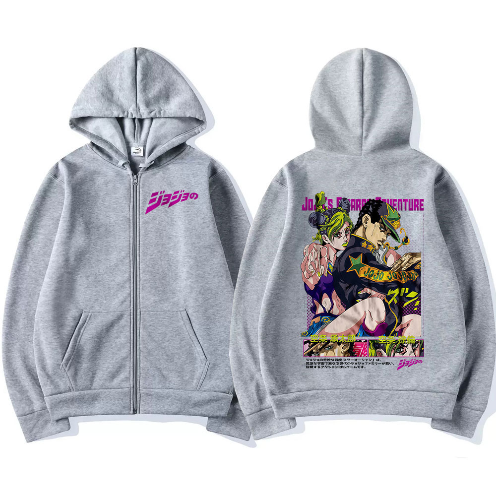 Anime Jojo Bizarre Adventure Z - Women'S Fashion Zip Up Hoodies recension och pris