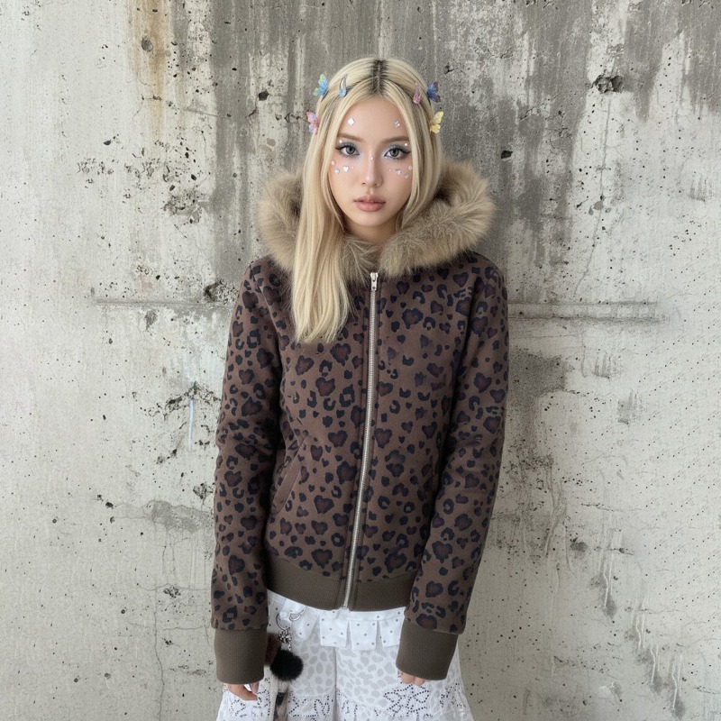 American Hot Girl Winter New Y - Women'S Fashion Zip Up Hoodies recension och pris
