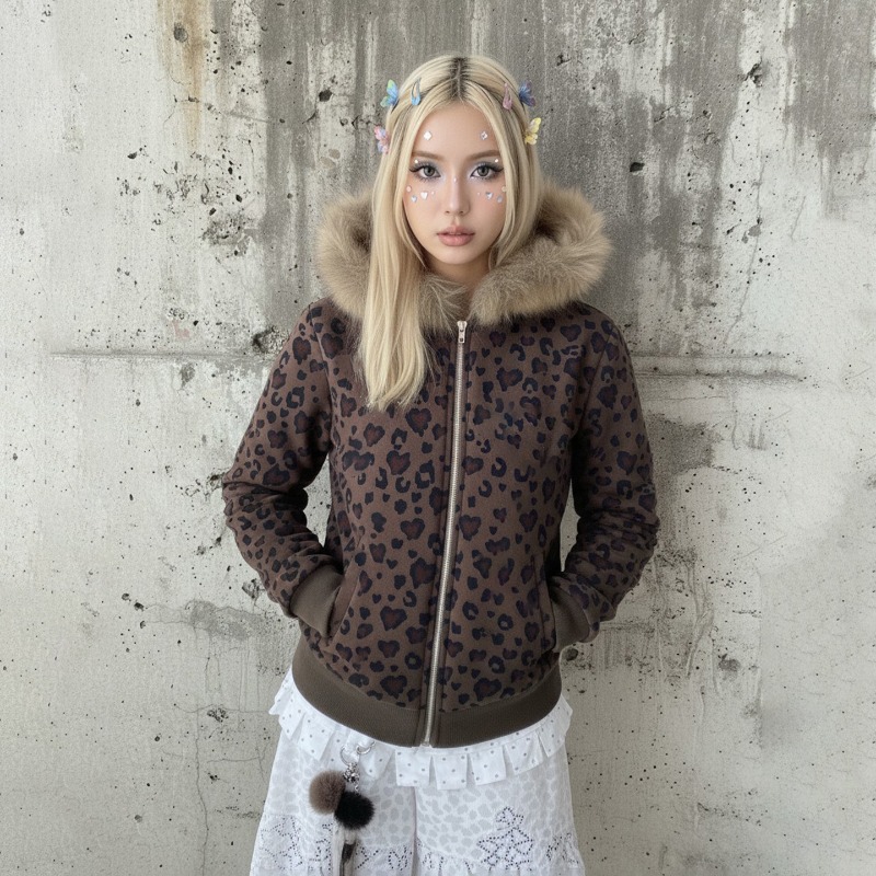 American Hot Girl Winter New Y - Women'S Fashion Zip Up Hoodies recension och pris