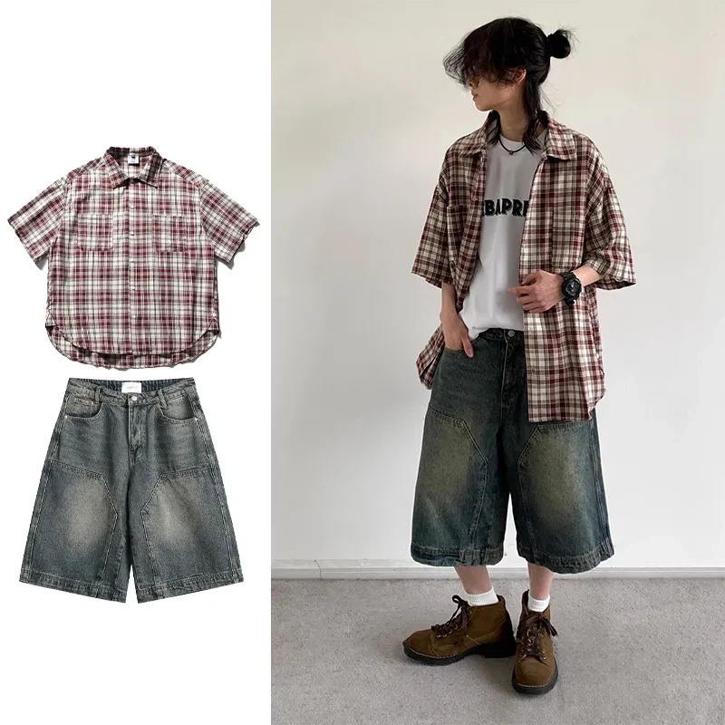Japanese Youth Style Men Women - Denim Shorts Women recension och pris