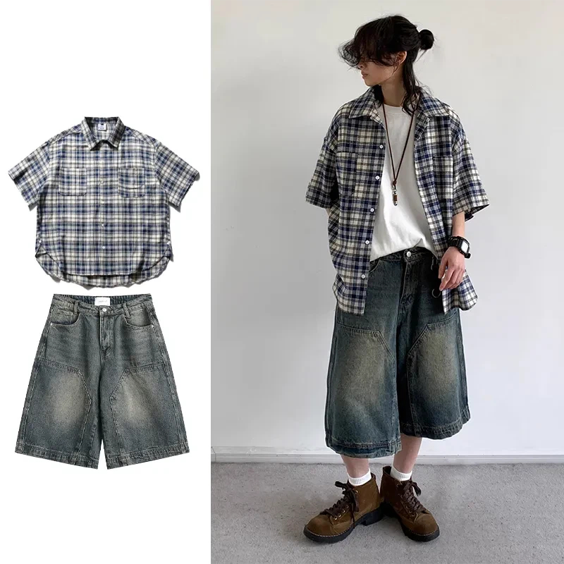 Japanese Youth Style Men Women - Denim Shorts Women recension och pris