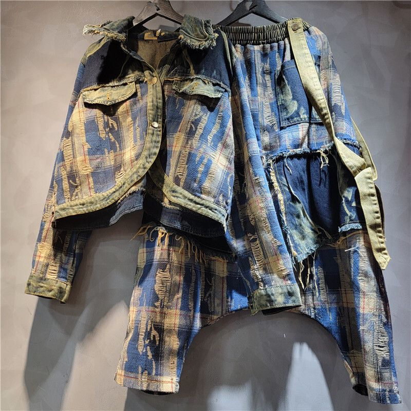 WTHT Fashion Women's Irregular - Women'S Fashion Denim Jacket recension och pris