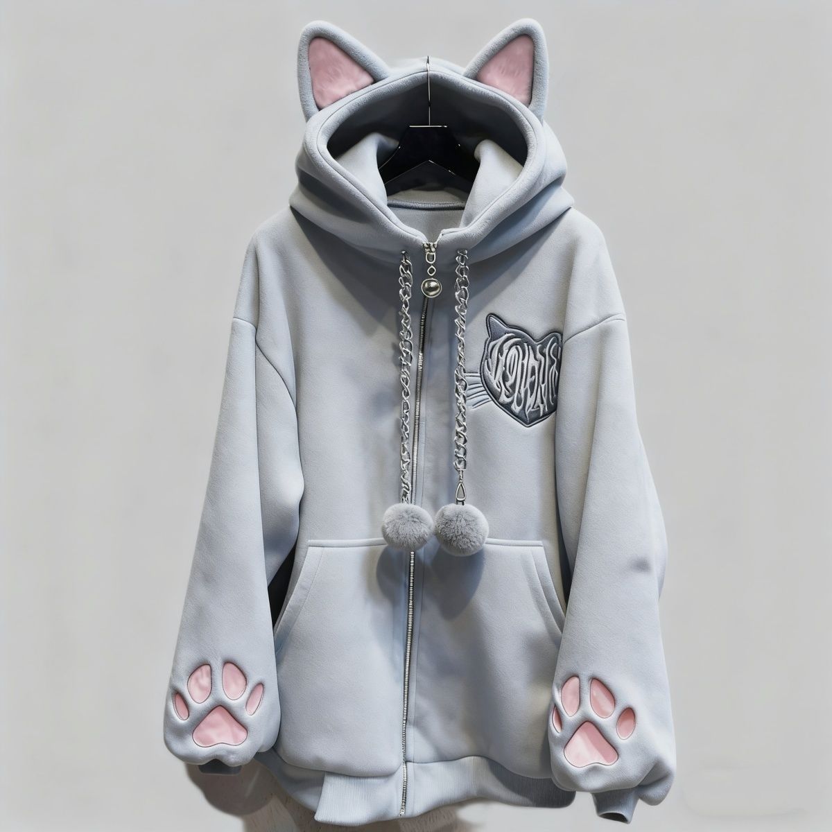Harajuku Punk Gothic Anime Ins - Women'S Fashion Zip Up Hoodies recension och pris