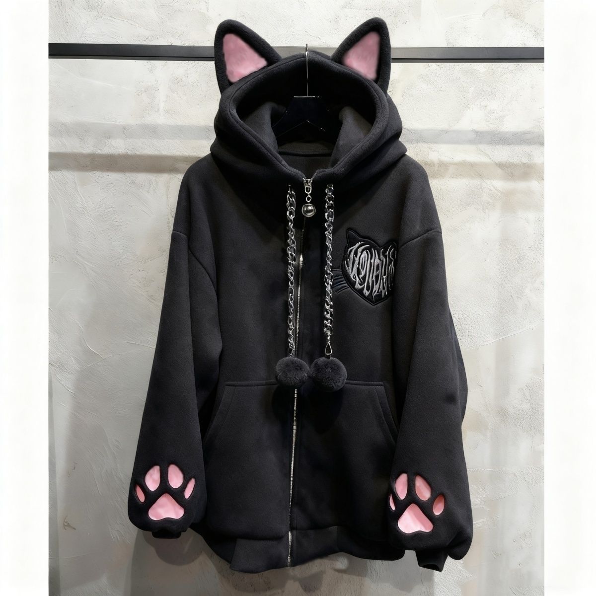 Harajuku Punk Gothic Anime Ins - Women'S Fashion Zip Up Hoodies recension och pris