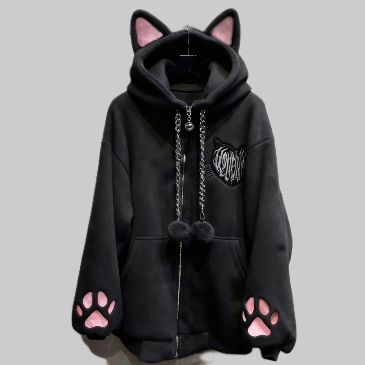 Harajuku Punk Gothic Anime Ins - Women'S Fashion Zip Up Hoodies recension och pris