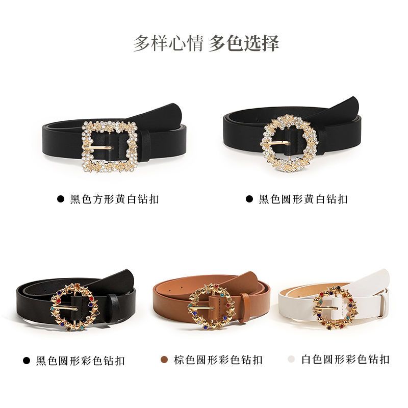 Rhinestone Buckle Belt Western - Women'S Fashion Trends Fall 2025 recension och pris