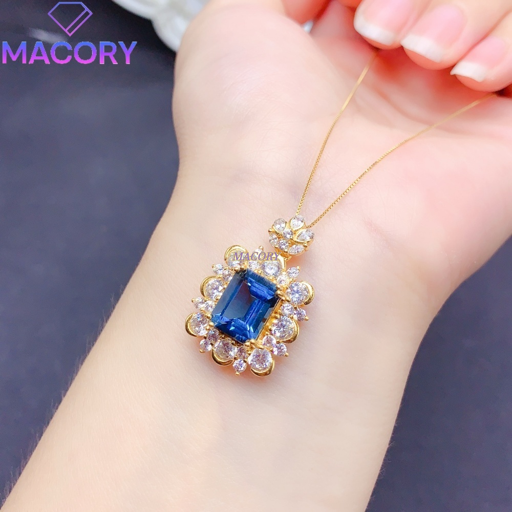 Natural London Blue Topaz Pend - Women'S Fashion London recension och pris