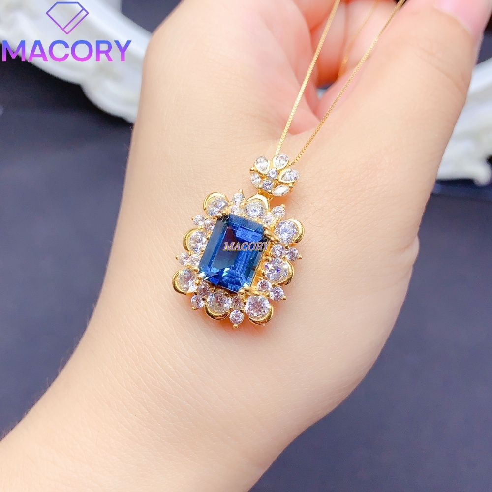 Natural London Blue Topaz Pend - Women'S Fashion London recension och pris