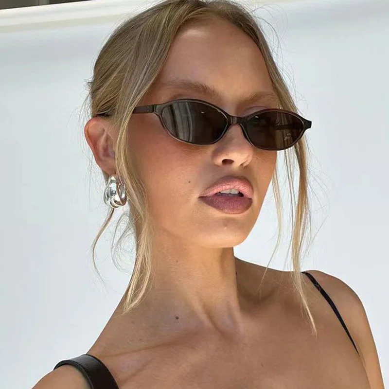 Retro Oval Frame Sunglasses Fa - Women Fashion Glasses recension och pris