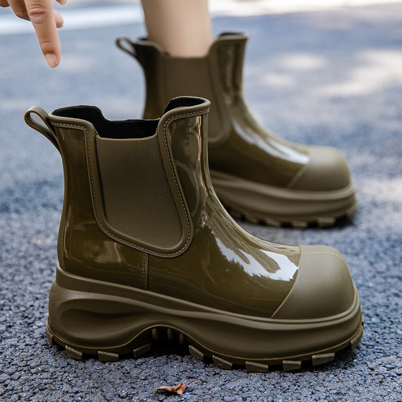 STRONGSHEN Fashion Women Rain  - Women'S Fashion Rain Boots recension och pris