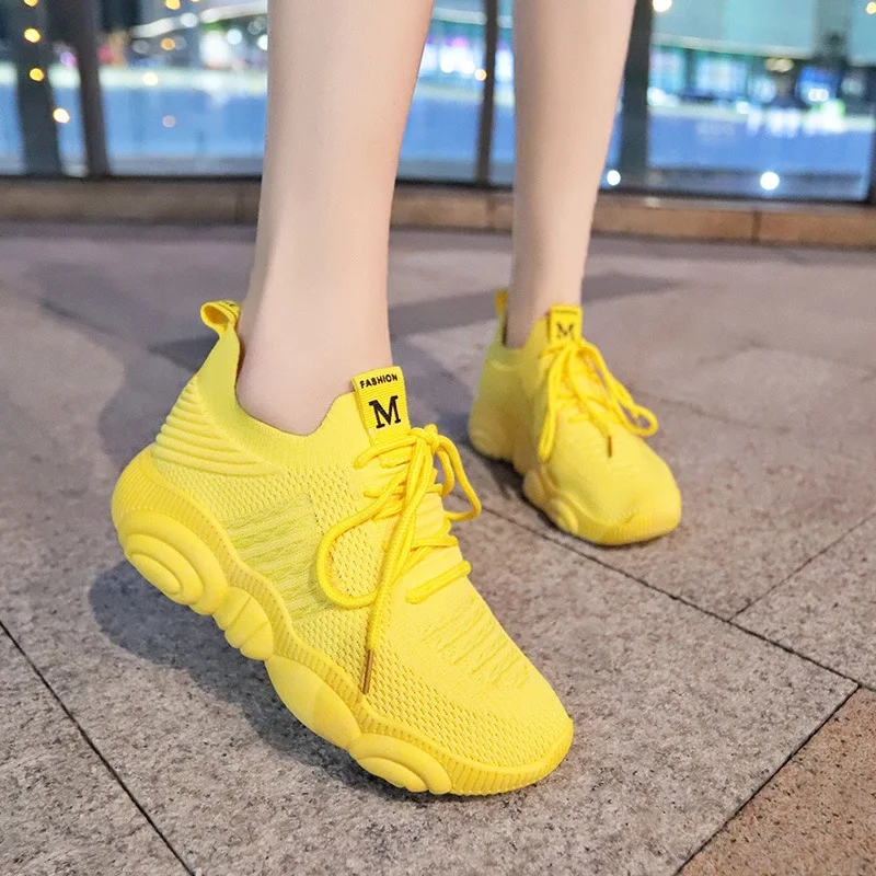 Fashion Sneakers Women Platfor - Women'S Yellow Fashion Sneakers recension och pris