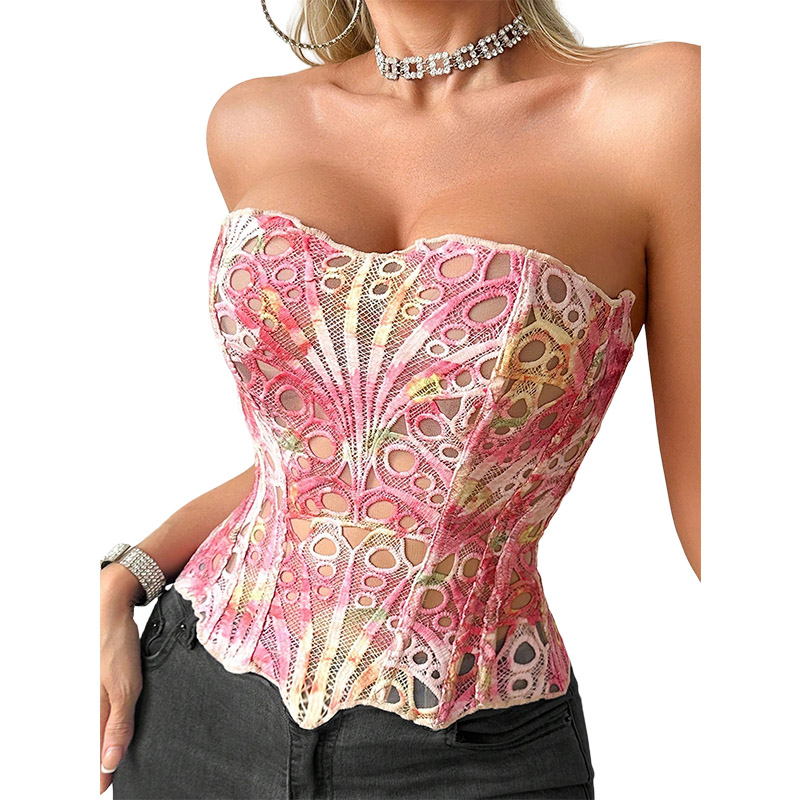 Sexy Bone Garment Corset Sheer - Corset Top Boned recension och pris