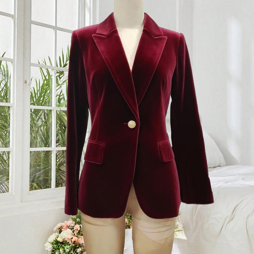 Velvet Large Size Women Prom P - Velvet Blazer Women recension och pris