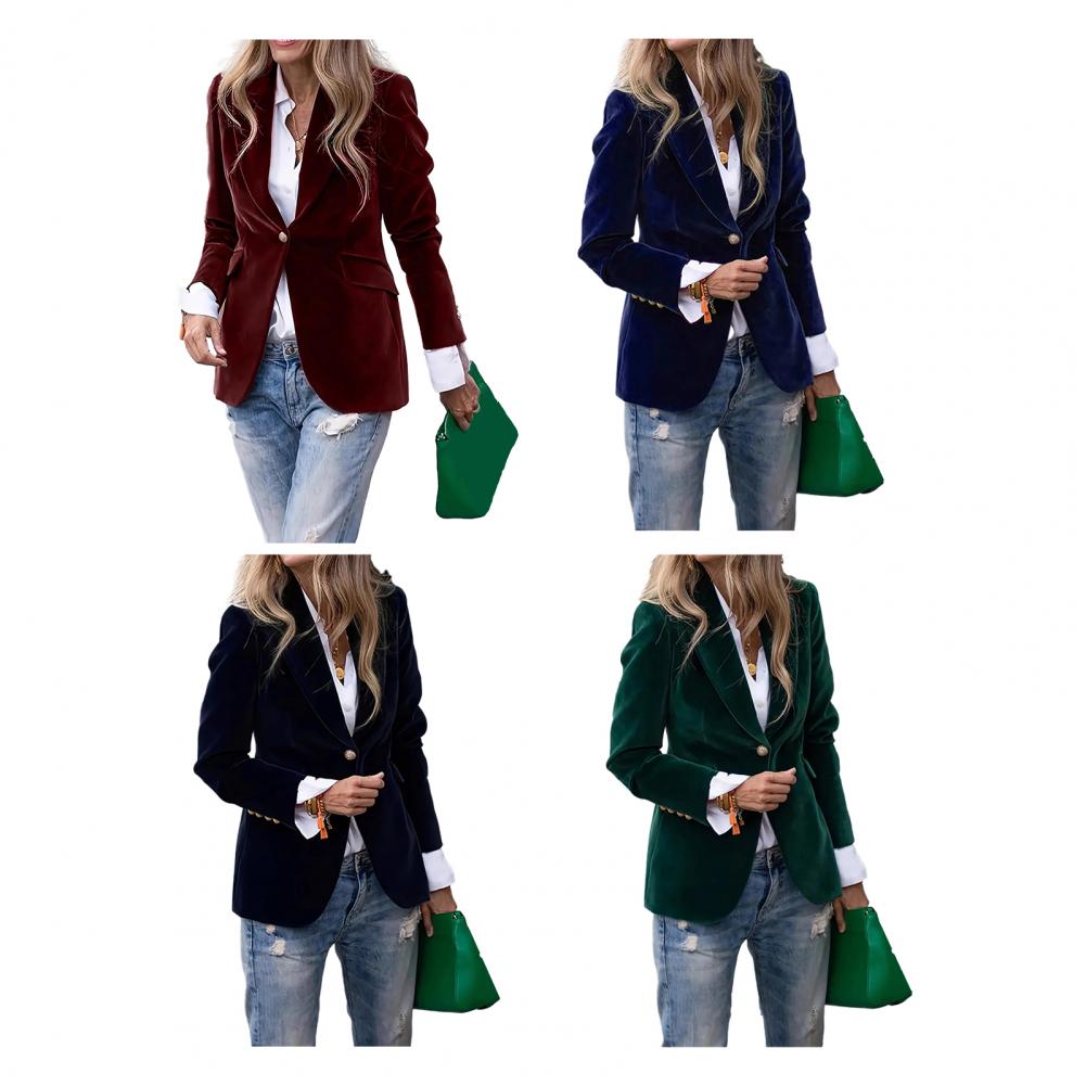 Velvet Large Size Women Prom P - Velvet Blazer Women recension och pris