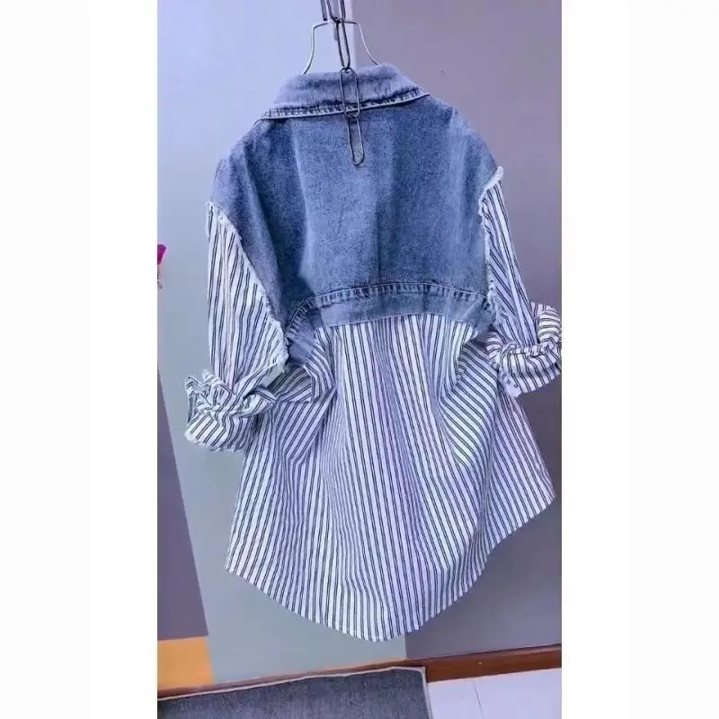 Design Stitching Women Jackets - Women'S Fashion Denim Jacket recension och pris