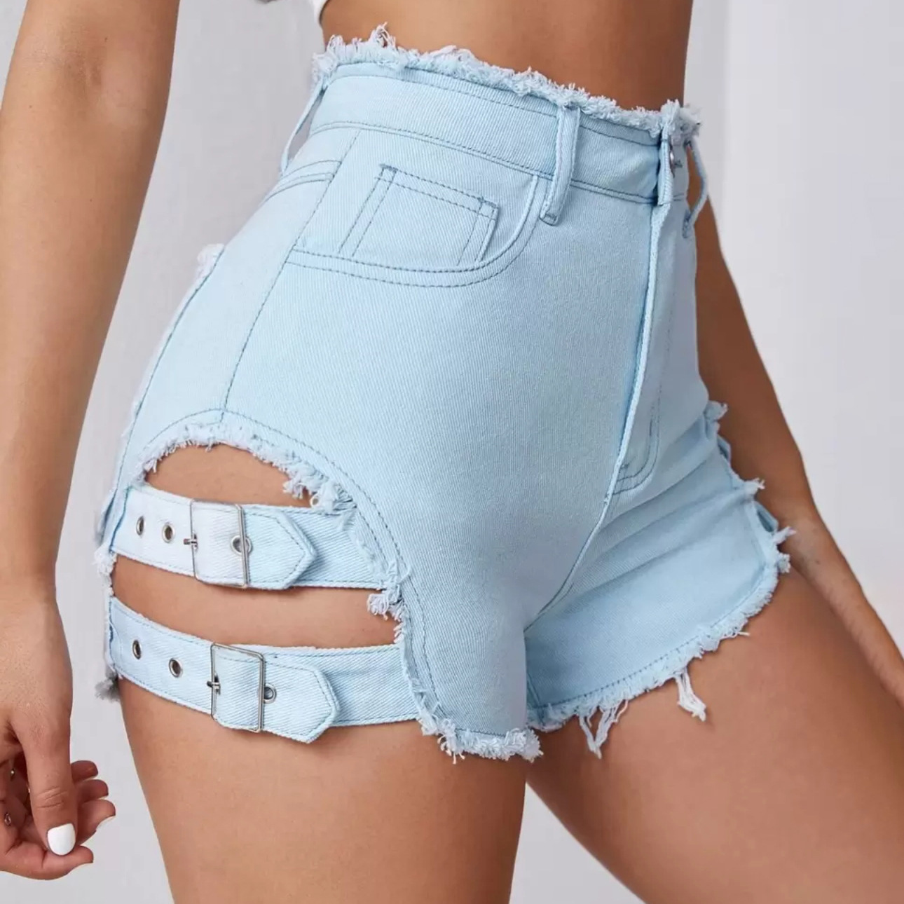 Women High Waist Denim Shorts  - Denim Shorts Women recension och pris