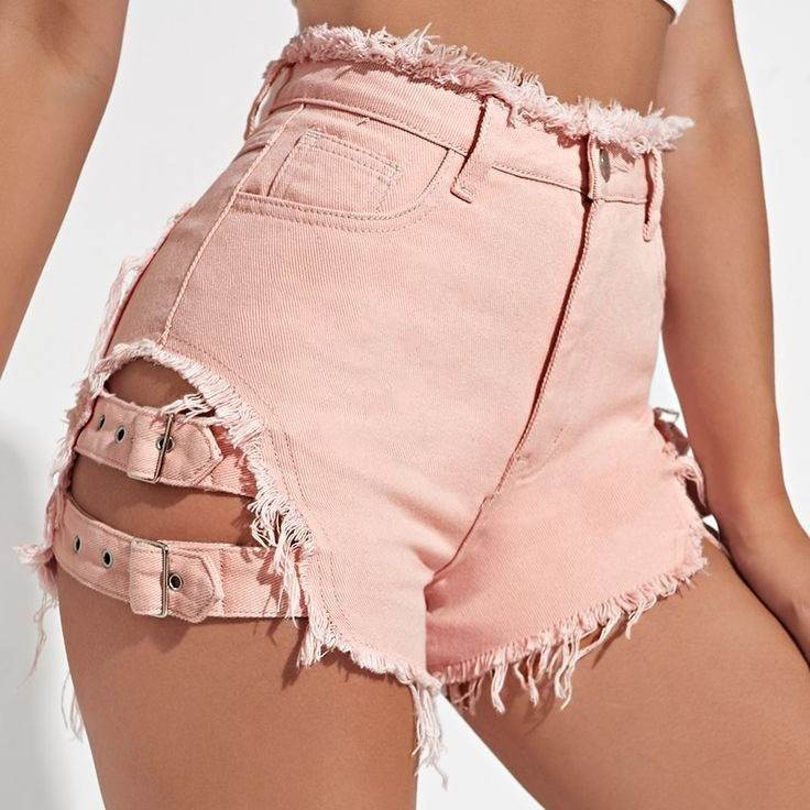 Women High Waist Denim Shorts  - Denim Shorts Women recension och pris
