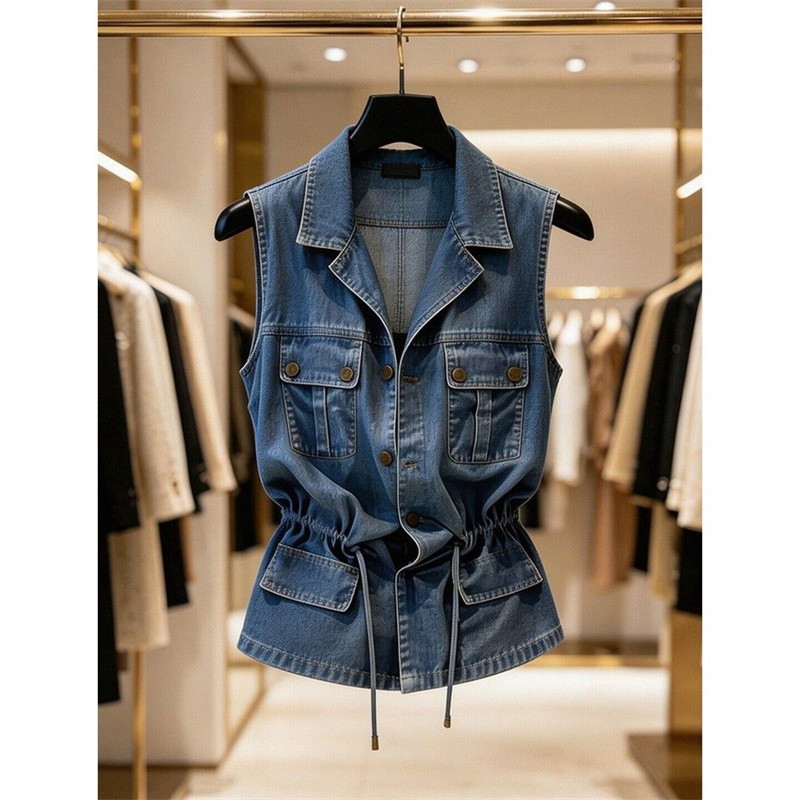 Super Nice Denim Shirt Top Wom - Women'S Fashion Denim Jacket recension och pris
