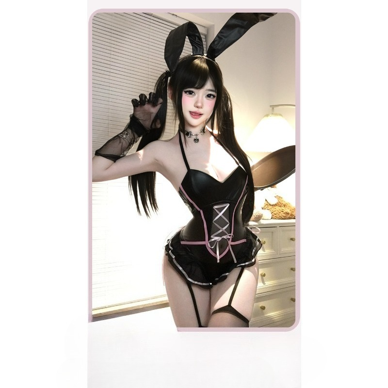Sexy Bunny Girl Lingerie Corse - Corset Top Boned recension och pris