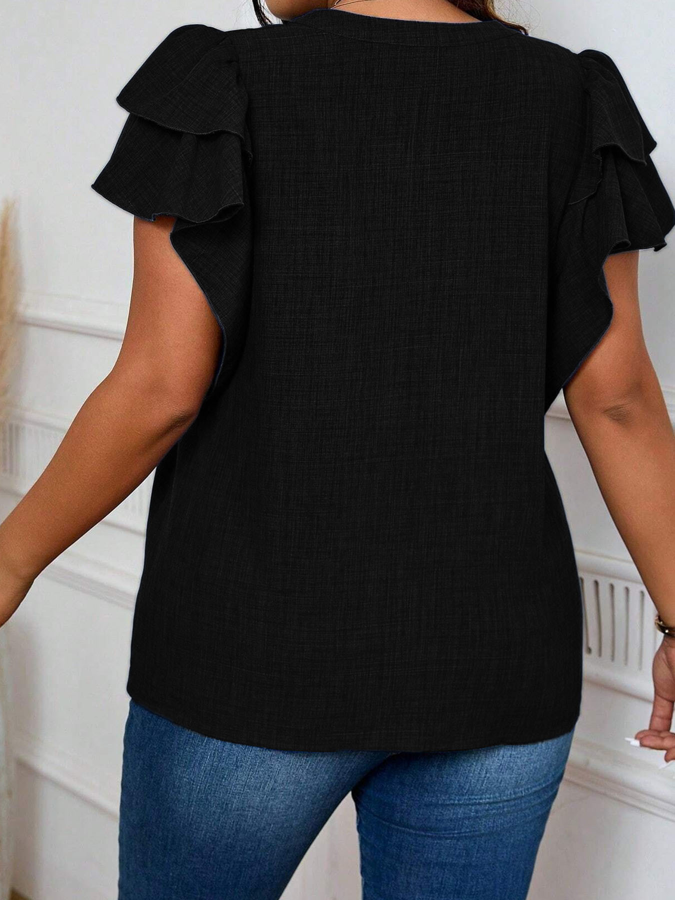Women's Plus-Size Elegant Tier - Women'S Fashion Jersey recension och pris