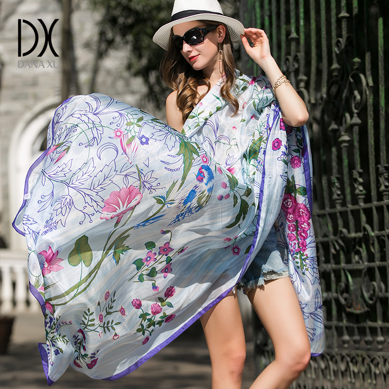 DANA XU 100% Silk Head Scarves - Women'S Fashion Jersey recension och pris