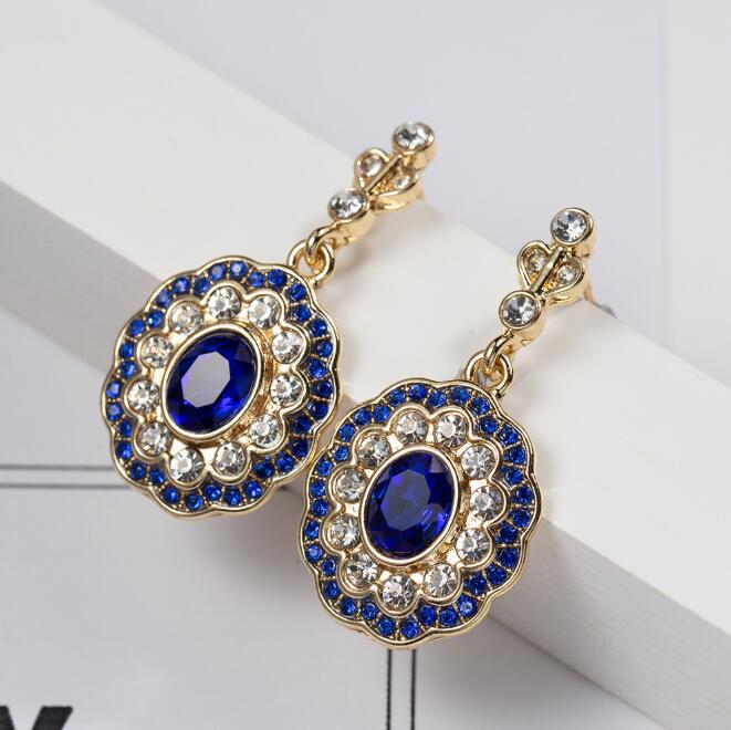Luckyshine Oval London Blue To - Women'S Fashion London recension och pris