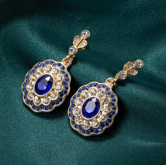 Luckyshine Oval London Blue To - Women'S Fashion London recension och pris